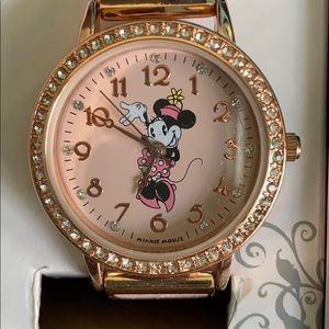 Disney Minnie women’s watch rose gold and pink